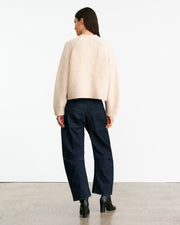 TOMASO CASHMERE SWEATER IN IVORY