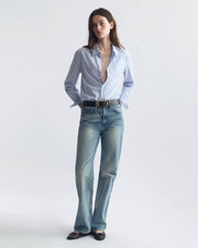 RAPHAEL CLASSIC SHIRT IN CIEL STRIPES