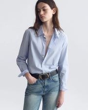 RAPHAEL CLASSIC SHIRT IN CIEL STRIPES