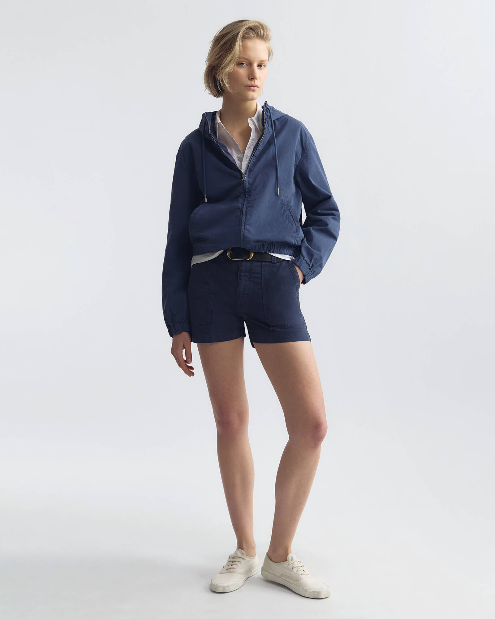 CLYDE HOODED WINDBREAKER | Nili Lotan