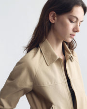 SAUL BOMBER IN BEIGE