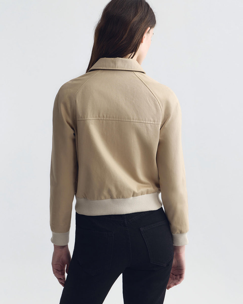 SAUL BOMBER IN BEIGE