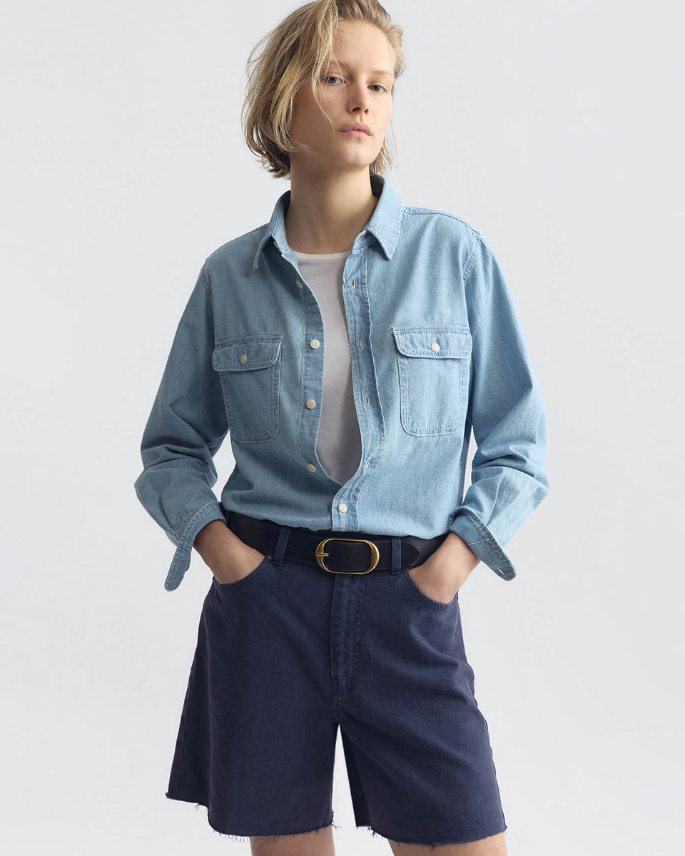 RUSSEL SHORT IN ADMIRAL BLUE