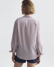 RAPHAEL CLASSIC SHIRT IN RED/BLUE STRIPE