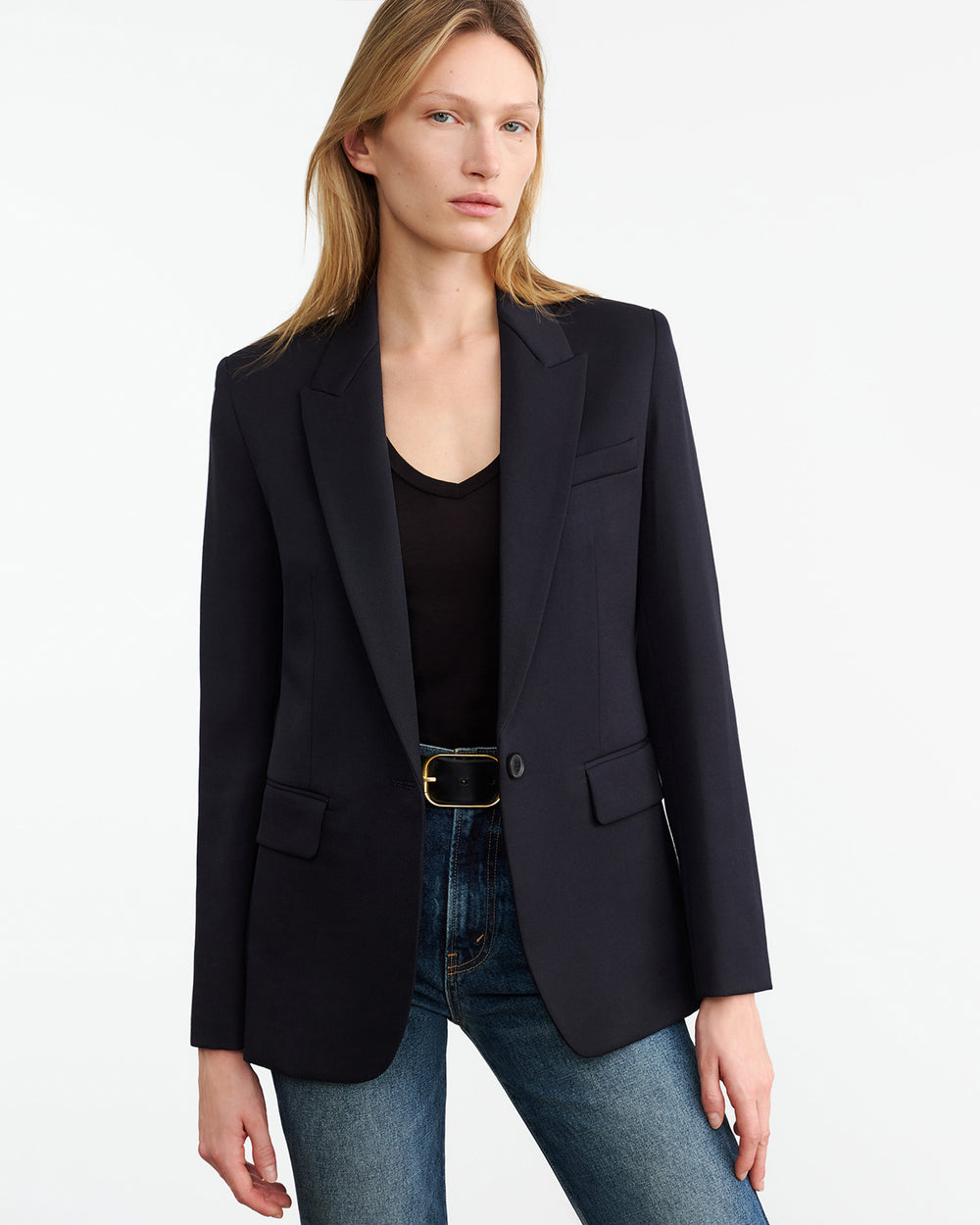 ADELE BLAZER IN DARK NAVY