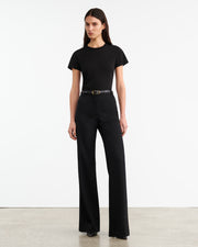 MARIELA TEE IN JET BLACK