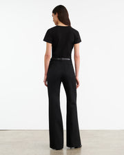 MARIELA TEE IN JET BLACK