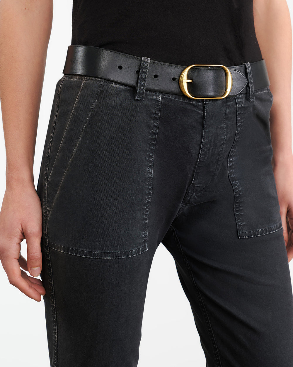 JENNA PANT IN CARBON