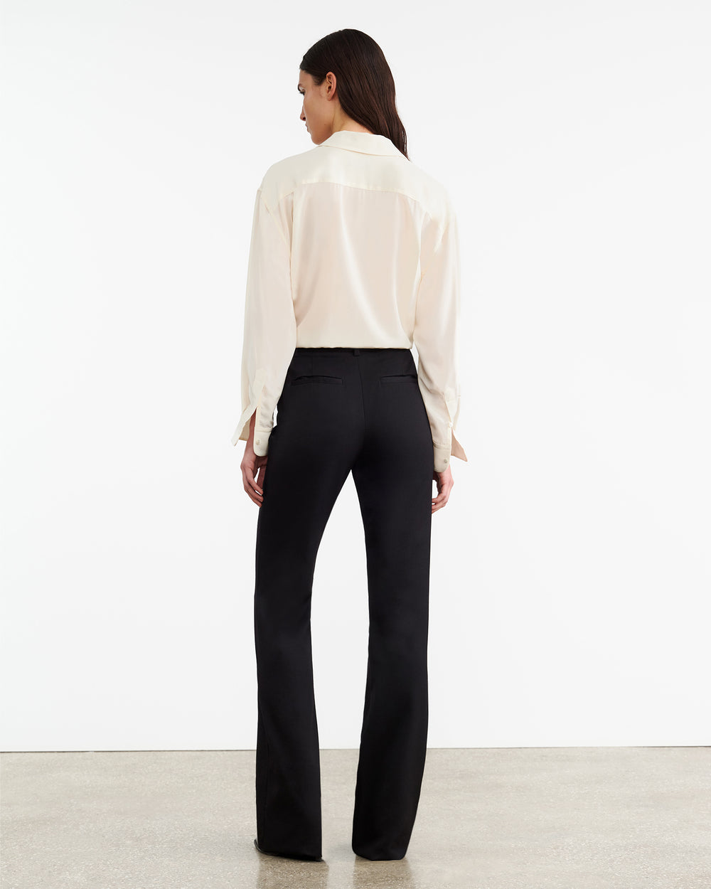 JULIEN SILK BLOUSE IN IVORY