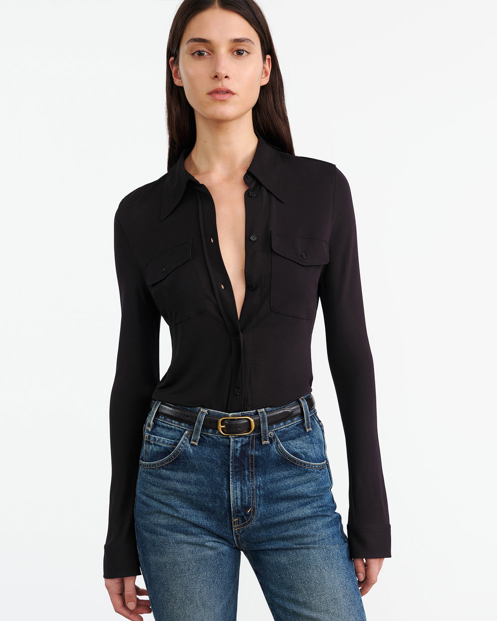 AVELINE SHIRT IN BLACK