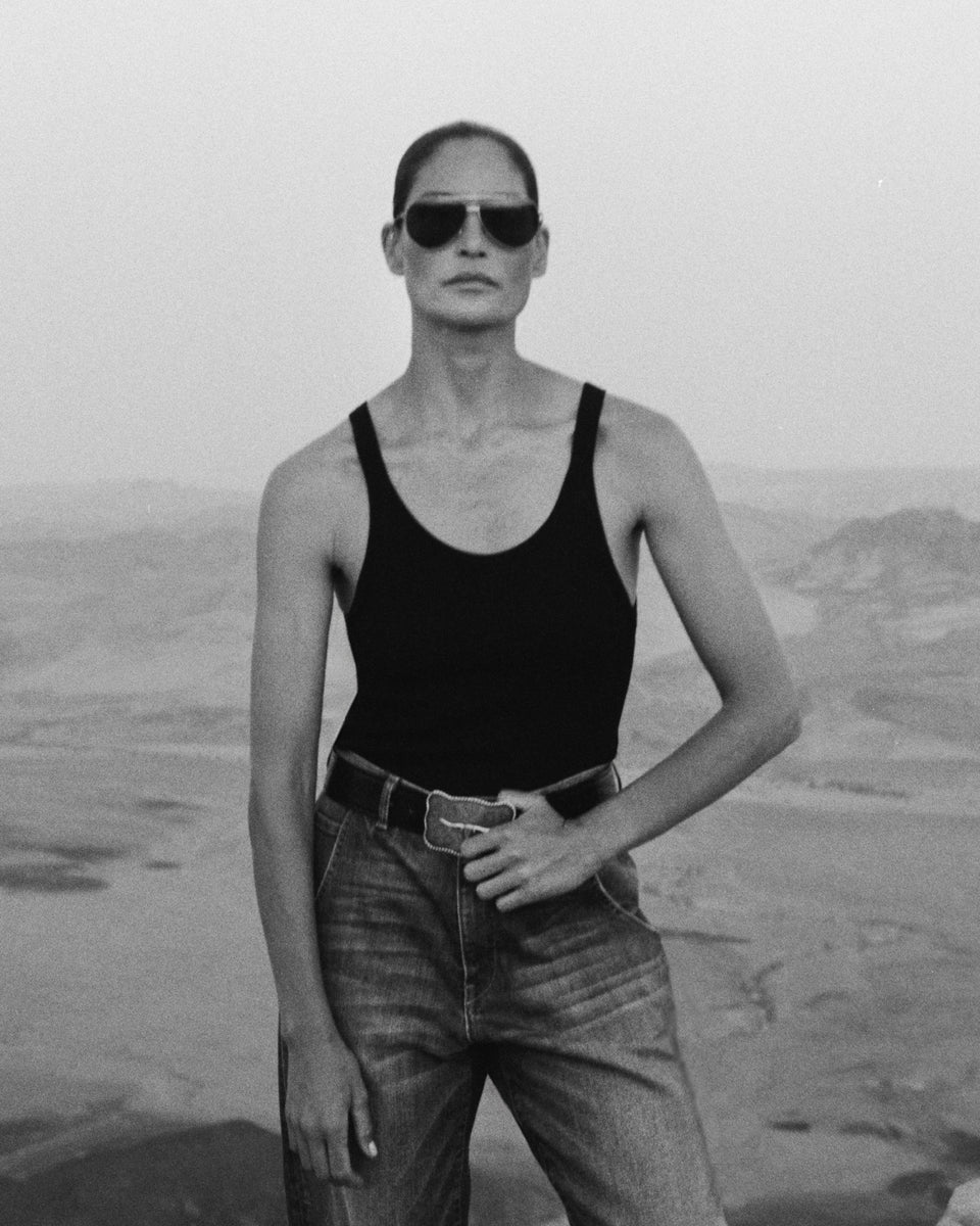 SELAH SILK KNIT TANK IN BLACK