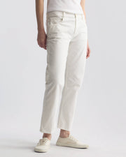 LORIMER COTTON PANT IN WHITE