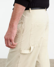 CARPENTER COTTON PANT IN BONE