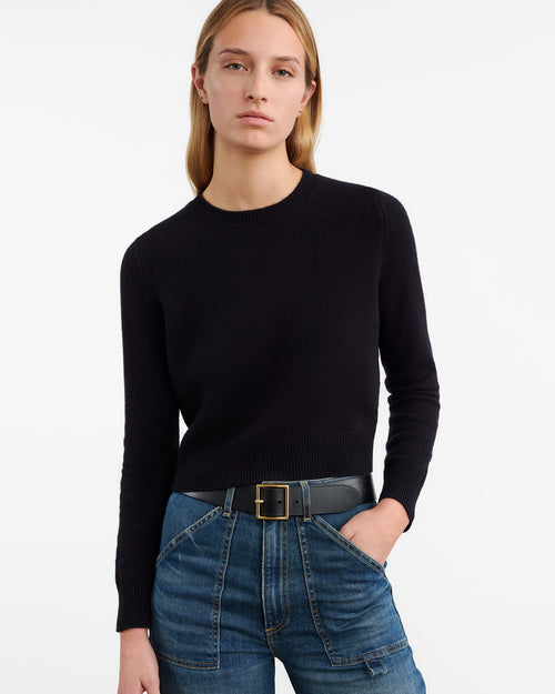 VENUS CASHMERE SWEATER IN DARK NAVY