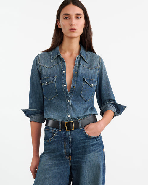 TRAVIS SHIRT IN CLASSIC WASH