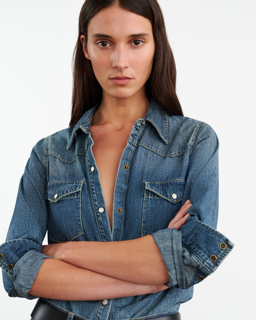 TRAVIS SHIRT IN CLASSIC WASH