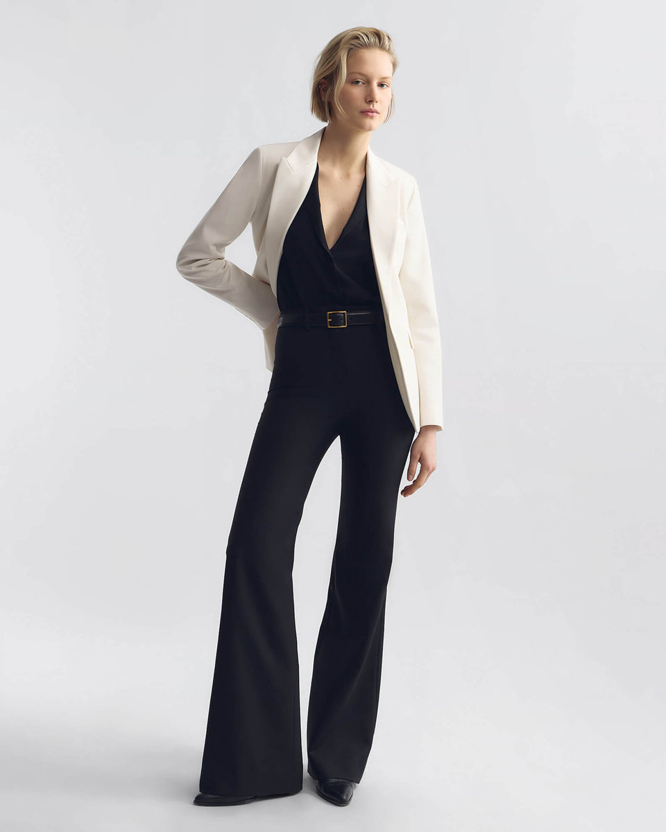 CORETTE WOOL PANT IN BLACK