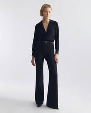 CORETTE WOOL PANT IN BLACK