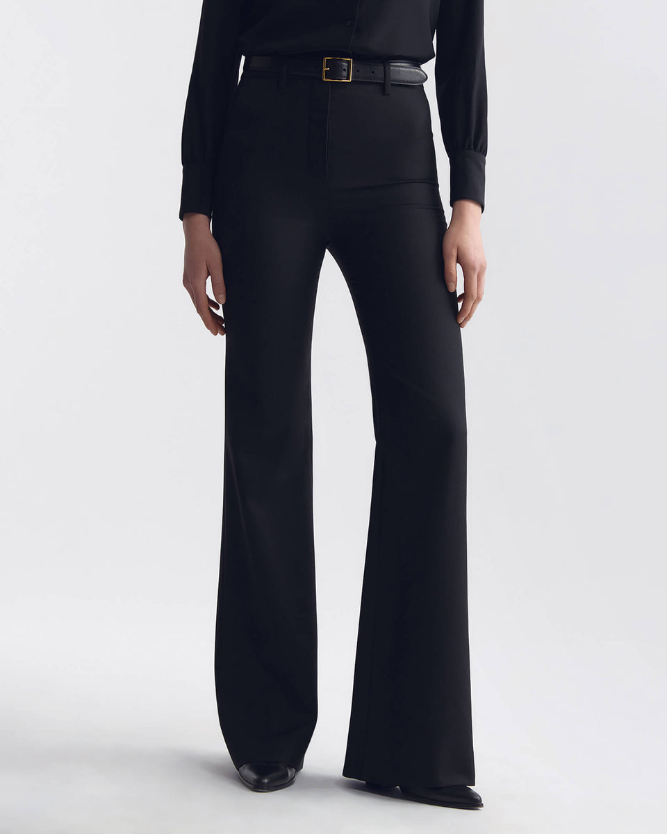 CORETTE WOOL PANT IN BLACK