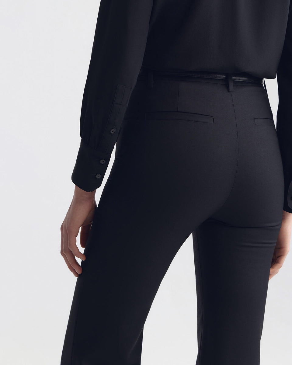 CORETTE WOOL PANT IN BLACK
