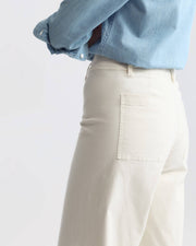 MEGAN COTTON PANT IN STONE