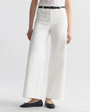 MEGAN COTTON PANT IN WHITE