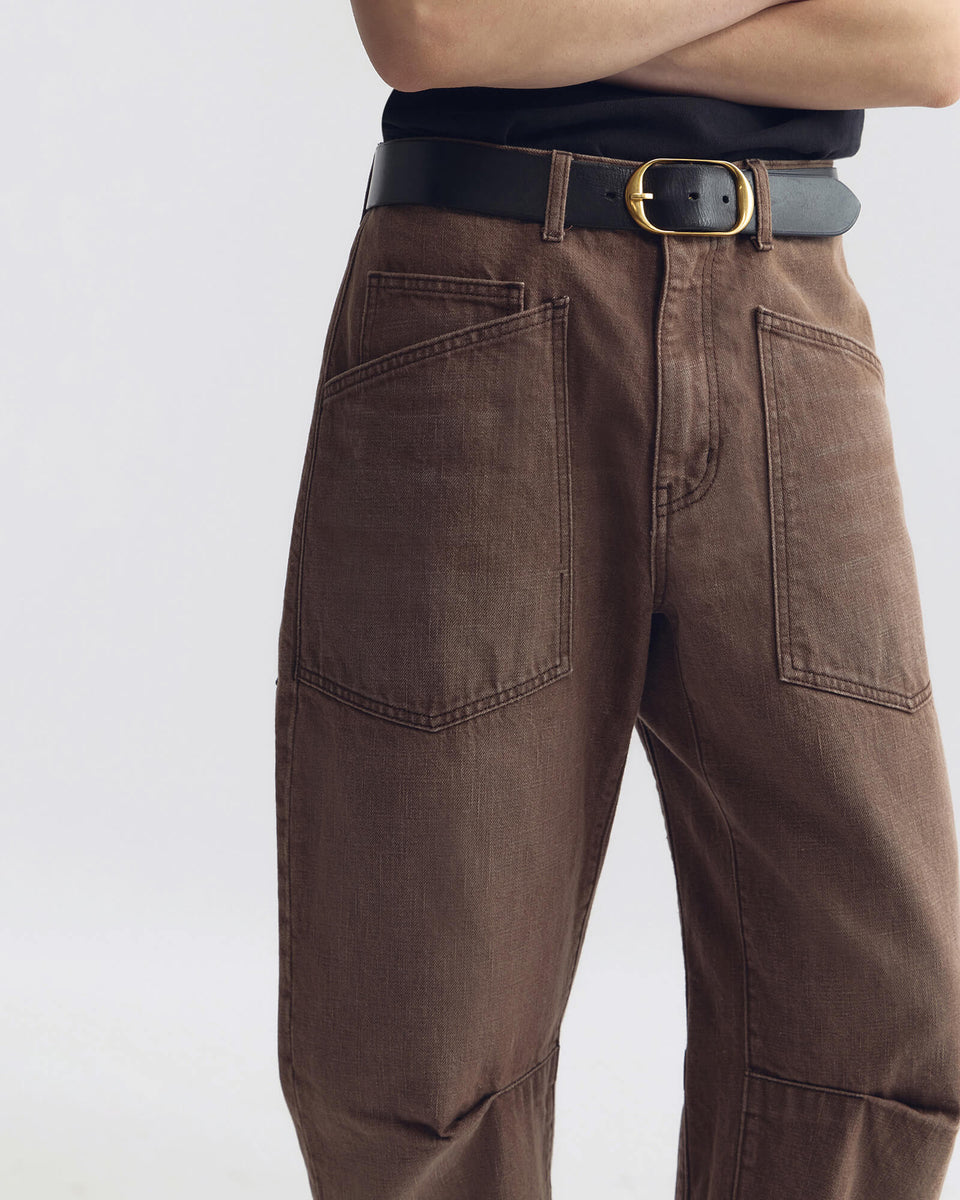 SHON JEAN IN VINTAGE BROWN WASH
