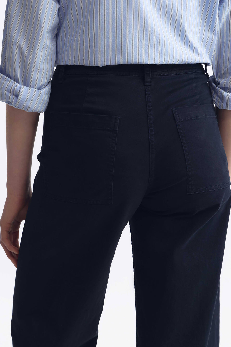 MEGAN COTTON PANT IN MIDNIGHT