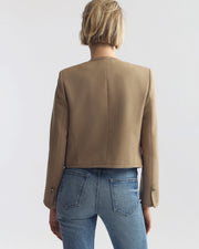 BLONDIE WOOL JACKET IN BRITISH KHAKI
