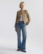 BLONDIE WOOL JACKET IN BRITISH KHAKI