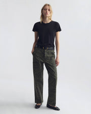 EARL COTTON PANT IN CAMO ZEBRA