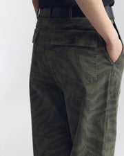 EARL COTTON PANT IN CAMO ZEBRA
