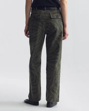 EARL COTTON PANT IN CAMO ZEBRA