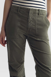 UTILITY COTTON PANT IN VINTAGE WASHED - THYME