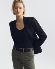 ADELE BLAZER IN BLACK
