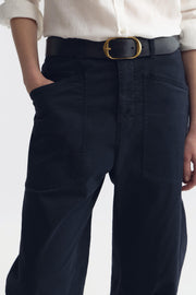 SHON COTTON PANT IN MIDNIGHT