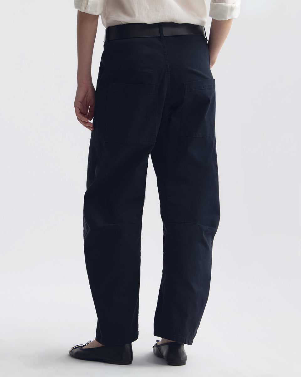 SHON COTTON PANT IN MIDNIGHT