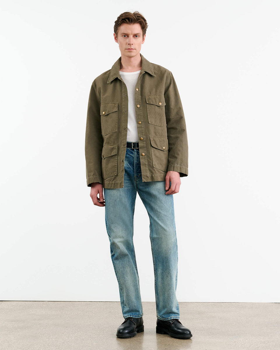 HAROLD JACKET IN TRUFFLE TAUPE