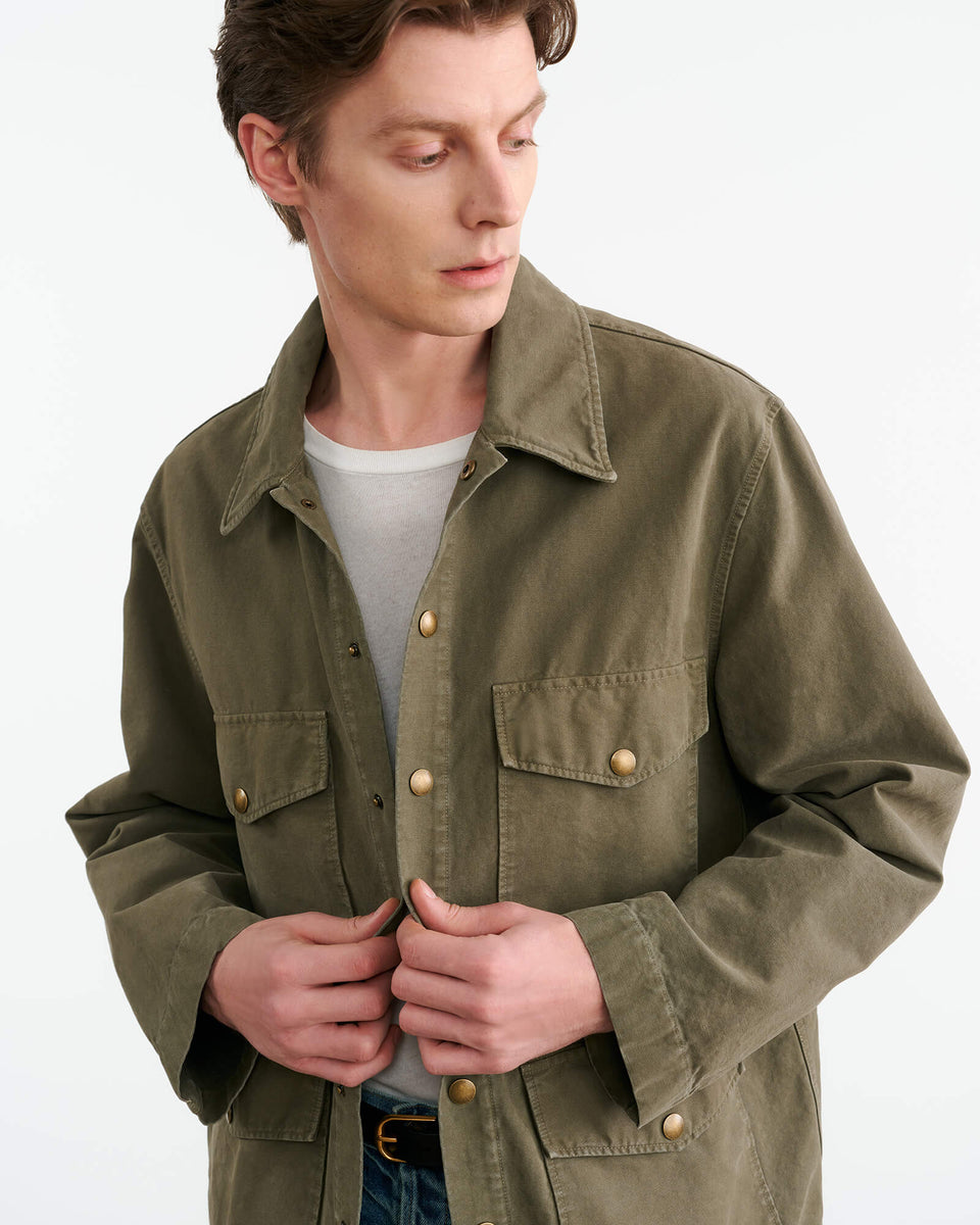 HAROLD JACKET IN TRUFFLE TAUPE