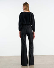 CRISTO SILK BLOUSE IN BLACK