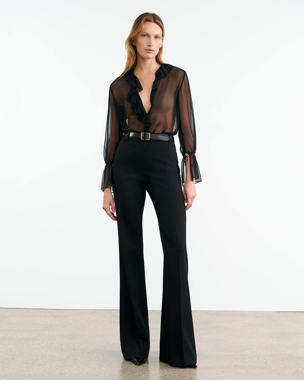 CECILY SILK BLOUSE IN BLACK
