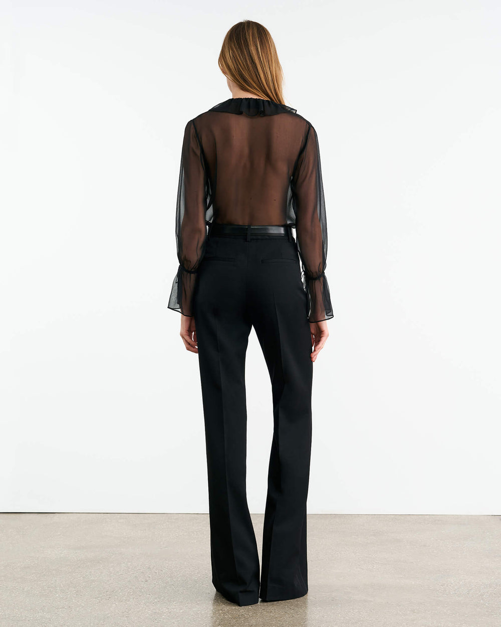 CECILY SILK BLOUSE IN BLACK