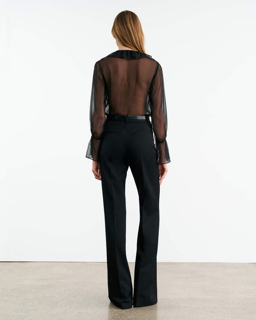 CECILY SILK BLOUSE IN BLACK