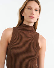 SONIA SWEATER IN BROWN