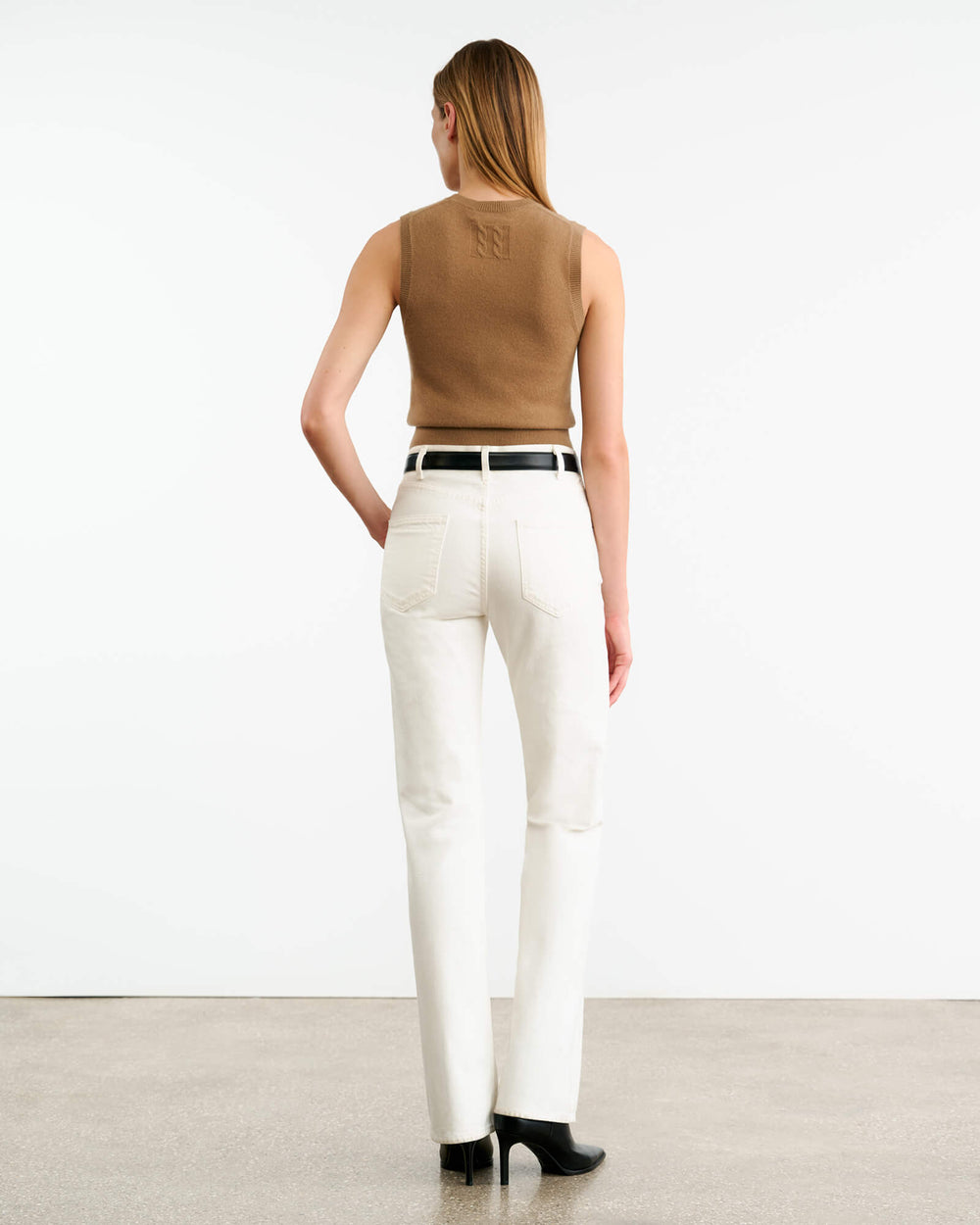 MAY CASHMERE TANK IN TAN