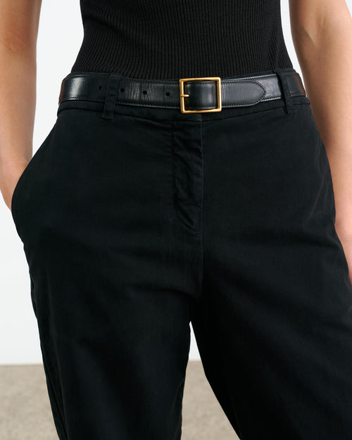 NOHAN PANT IN JET BLACK