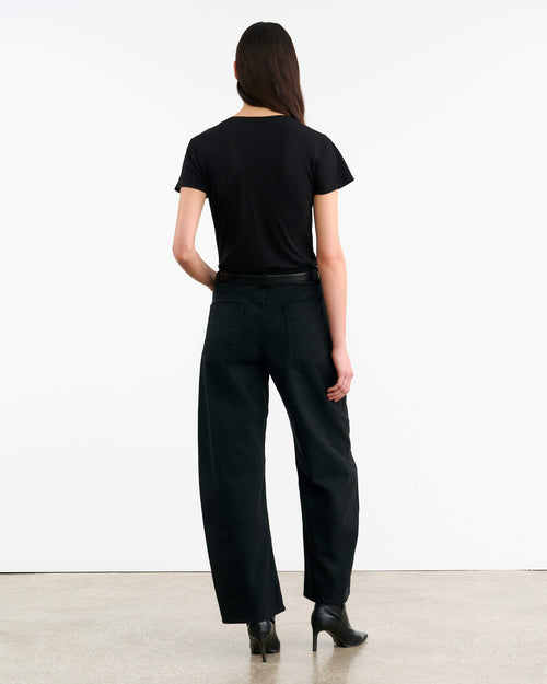TRIBECA PANT IN JET BLACK