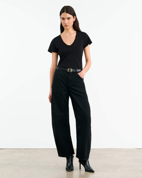 TRIBECA PANT IN JET BLACK