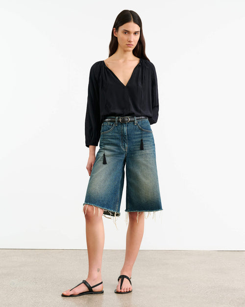 ALONA JEAN SHORT IN SIMON WASH