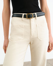 FLORENCE COTTON PANT IN STONE